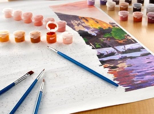 Learn How To Paint By Numbers Art With Simple Plans