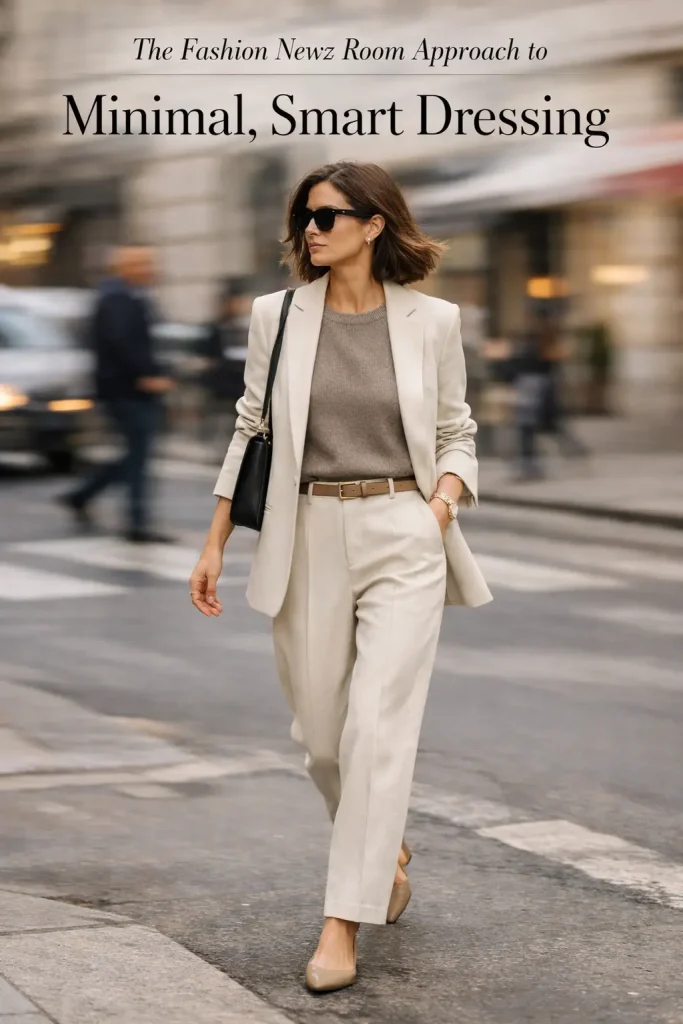 The FashionNewzRoom.com Approach to Minimal, Smart Dressing Pintrest